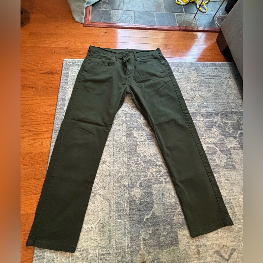 Men’s Levi's Green Slim Jeans Classic Style